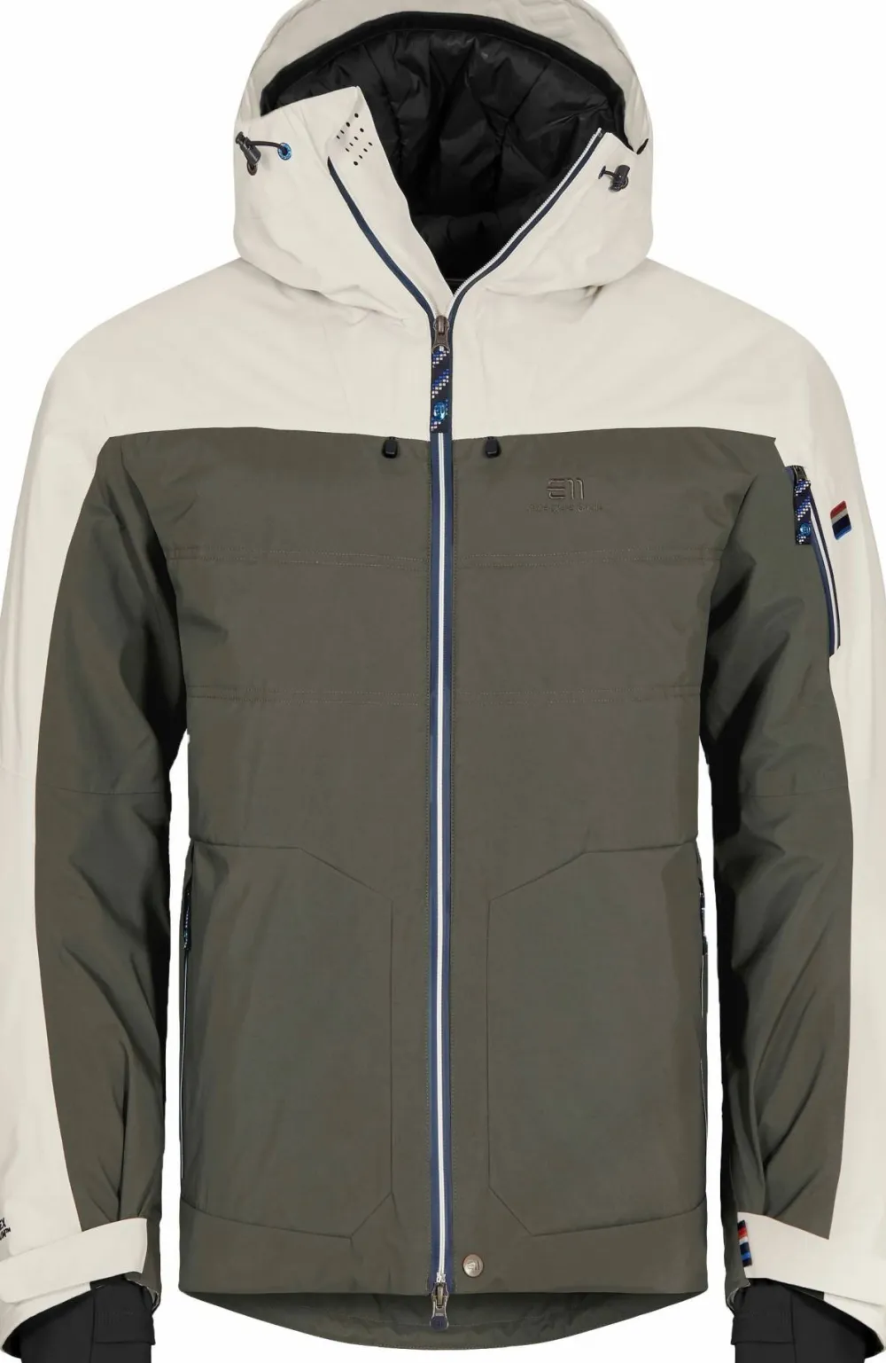 Online Elevenate Men's St Moritz Jacket Gray Green