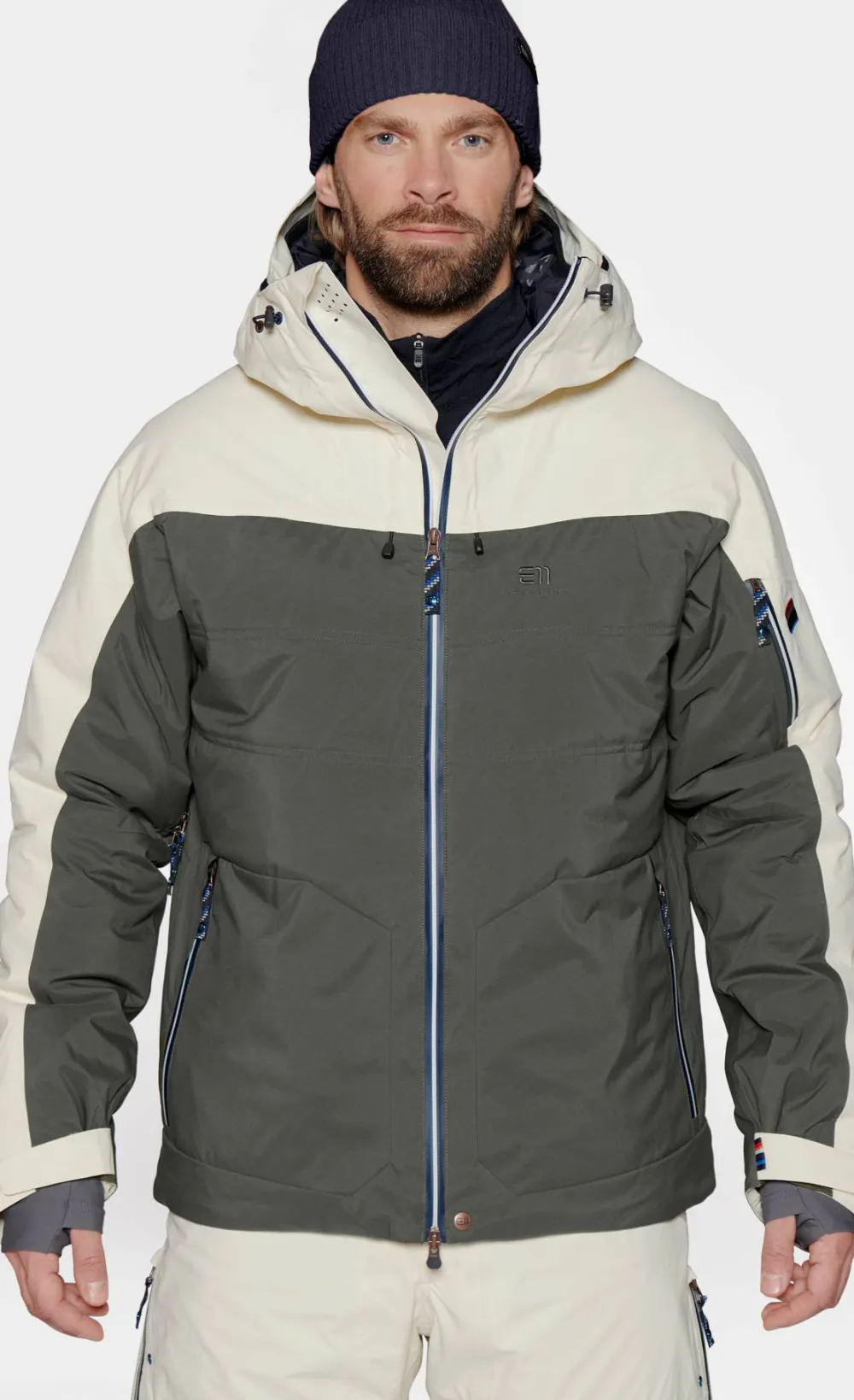 Online Elevenate Men's St Moritz Jacket Gray Green