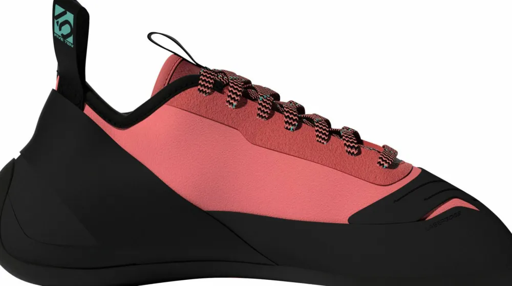 Hot FiveTen Unisex Niad Lace Climbing Shoes Core Black/Crew Red/Acid Mint