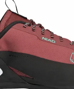 Hot FiveTen Unisex Niad Lace Climbing Shoes Core Black/Crew Red/Acid Mint