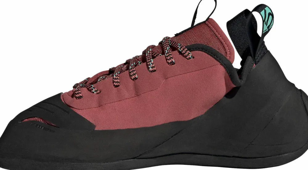 Hot FiveTen Unisex Niad Lace Climbing Shoes Core Black/Crew Red/Acid Mint