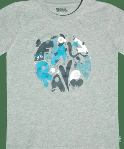 Fjällräven Kids' Forest Findings T-Shirt Grey-Melange