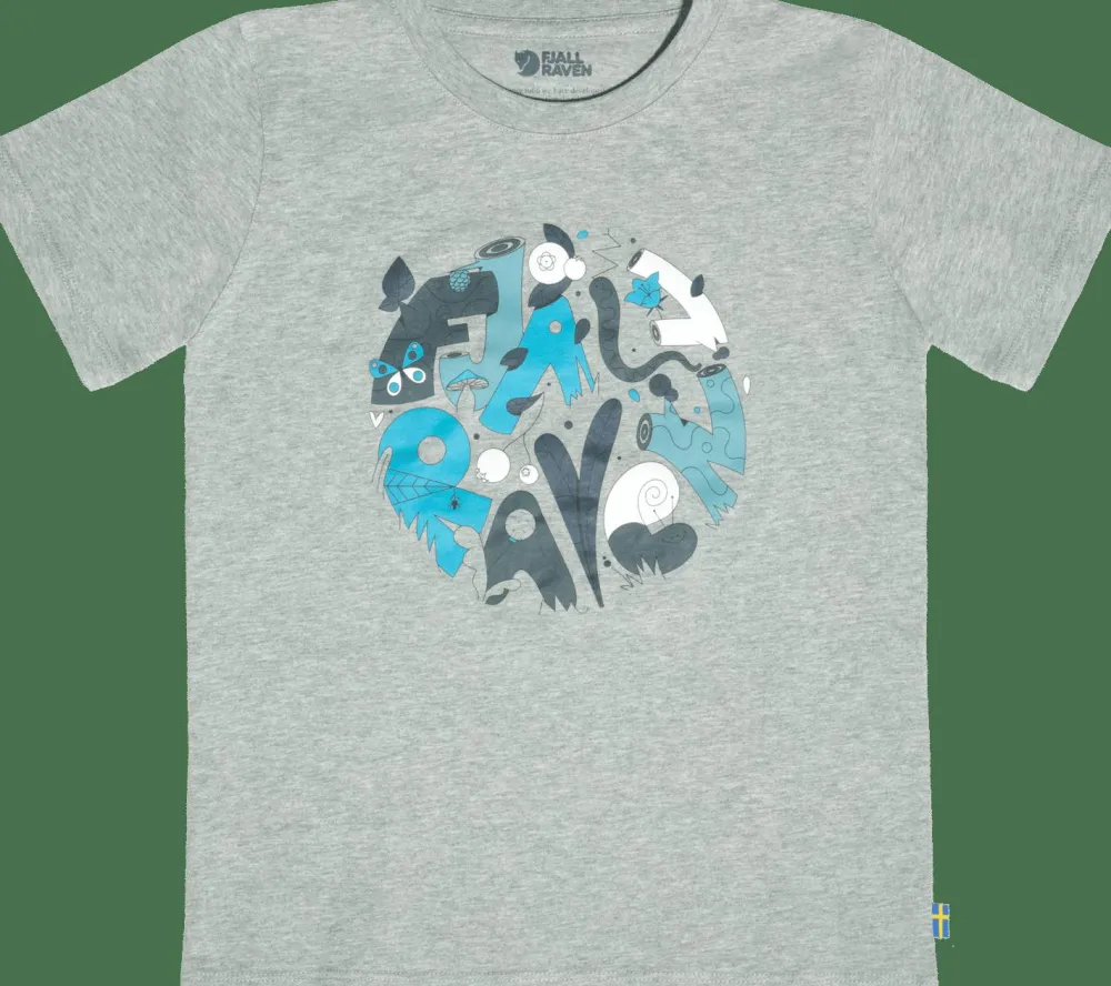 Fjällräven Kids' Forest Findings T-Shirt Grey-Melange