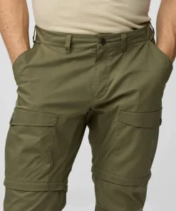 Clearance Fjällräven Men's Abisko Hybrid Trail Trousers Zip-Off Navy