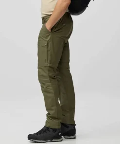 Clearance Fjällräven Men's Abisko Hybrid Trail Trousers Zip-Off Navy