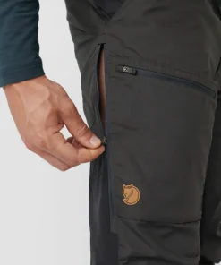 Outlet Fjällräven Men's Abisko Lite Trekking Trousers Dark Grey