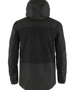 New Fjällräven Men's Abisko Lite Trekking Jacket Dark Grey/Black Dark Grey-Black
