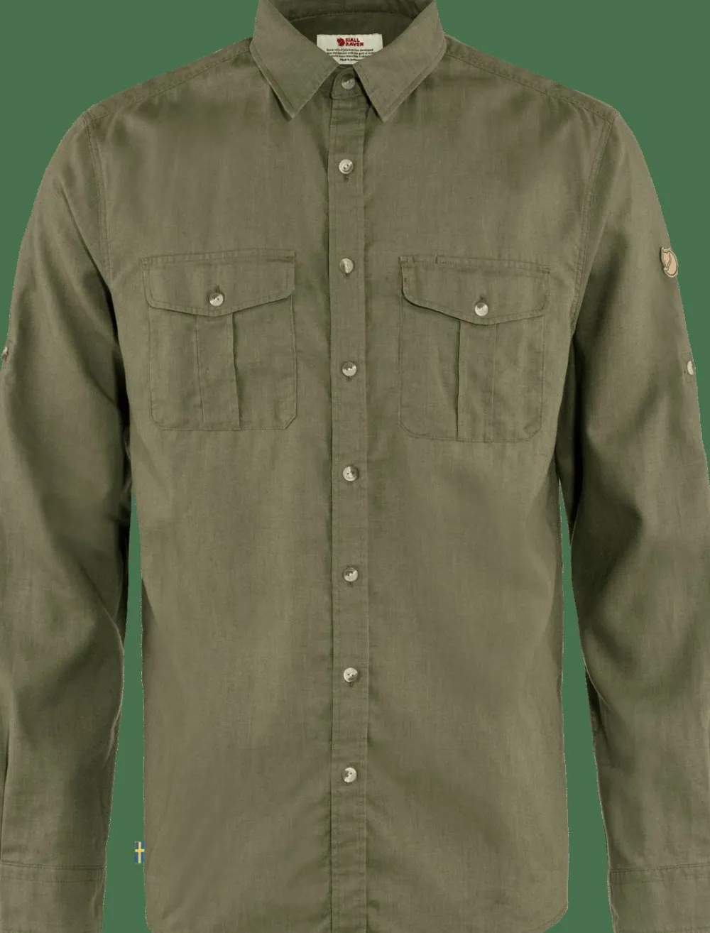 Online Fjällräven Men's Övik Travel Long Sleeved Shirt Green