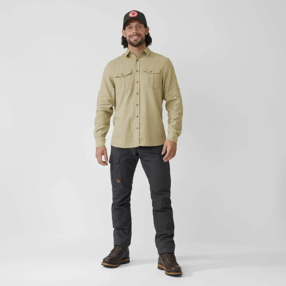 Online Fjällräven Men's Övik Travel Long Sleeved Shirt Green