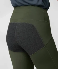 Clearance Fjällräven Women's Abisko Trekking Tights HD Deep Forest