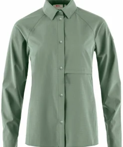 Online Fjällräven Women's Abisko Trekking Shirt Patina Green