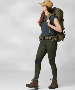 Outlet Fjällräven Women's Abisko Trekking Tights HD Mountain Blue