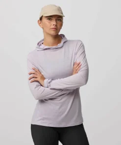 Sale Fjällräven Women's Abisko Wool Hoodie Lavender Mist