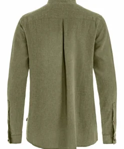 Fjällräven Women's Övik Hemp Shirt Long Sleeve Green