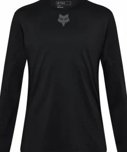 Hot Fox Men's Flexair Long Sleeve Jersey Black