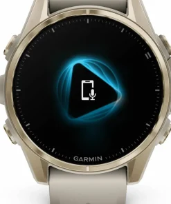 Sale Garmin Fenix 8 Amoled 43mm, Sapphire Soft Gold - Fog Grey/Sandstone Silicone Strap