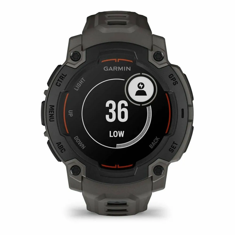 Sale Garmin Instinct E, 45 Mm Black Bezel With Charcoal Band