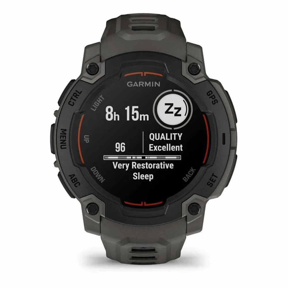 Sale Garmin Instinct E, 45 Mm Black Bezel With Charcoal Band