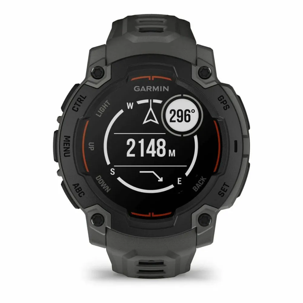 Sale Garmin Instinct E, 45 Mm Black Bezel With Charcoal Band