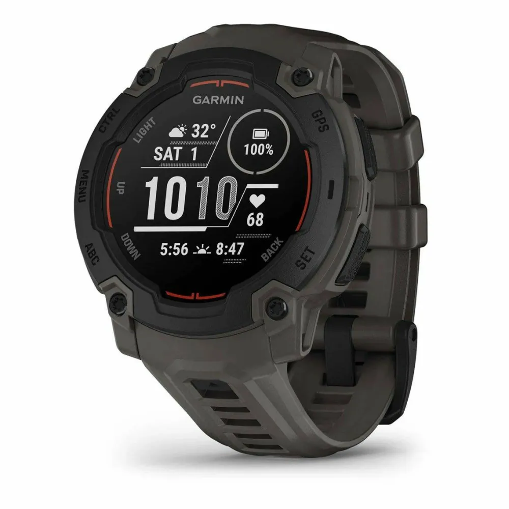 Sale Garmin Instinct E, 45 Mm Black Bezel With Charcoal Band