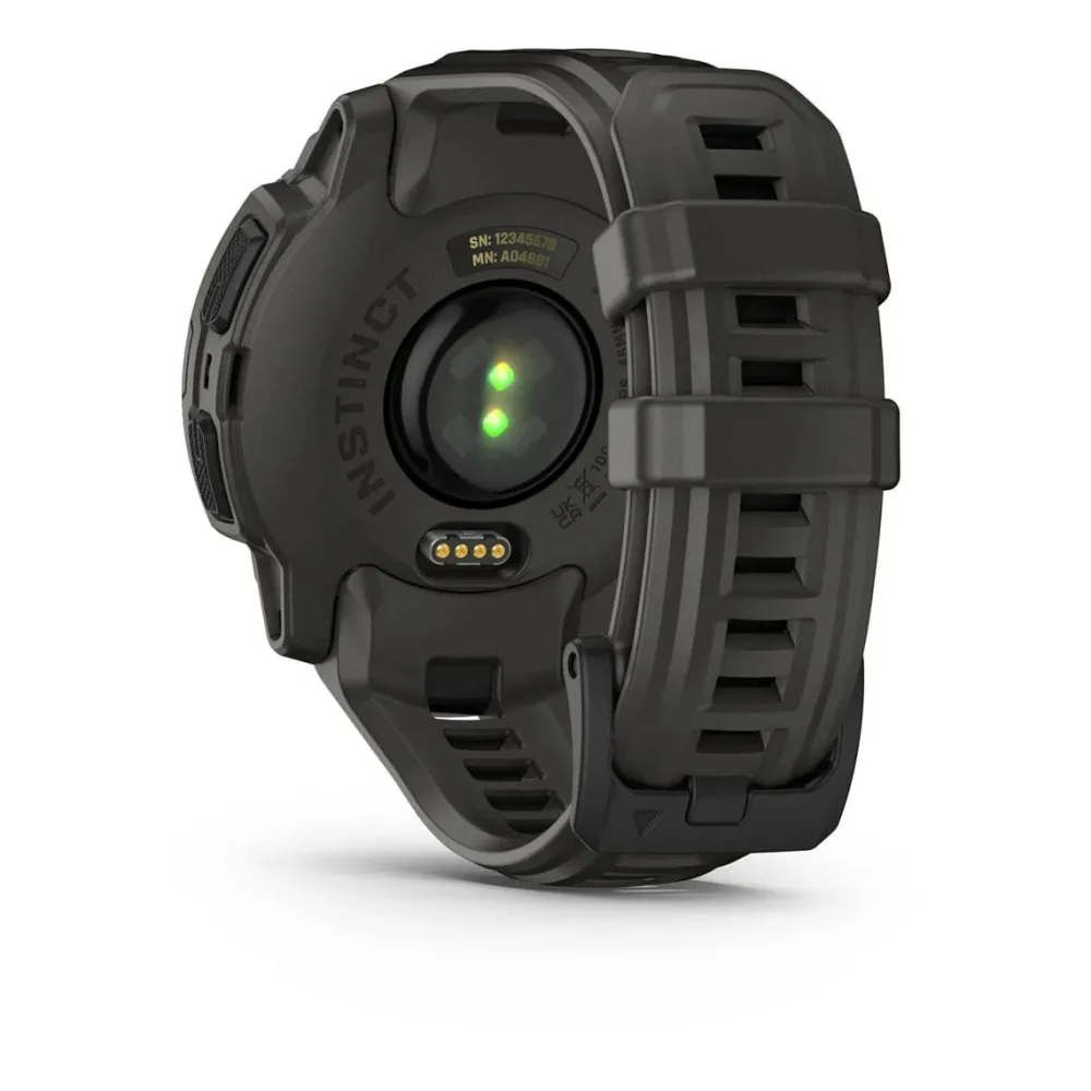 Sale Garmin Instinct E, 45 Mm Black Bezel With Charcoal Band