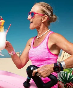 Sale Goodr Sunglasses Flamingos On A Booze Cruise Pink