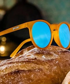 Clearance Goodr Sunglasses Freshly Baked Man Buns Dark Yellow