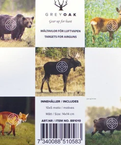 Best Grey Oak Targets For Airguns Multicolor