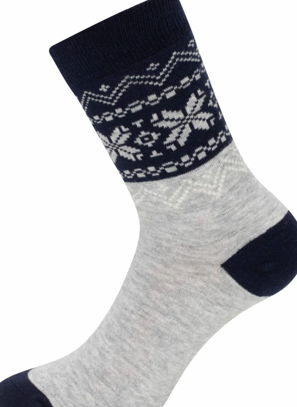 Sale Gridarmor Heritage Merino Socks Lt. Grey/Dk Navy/White