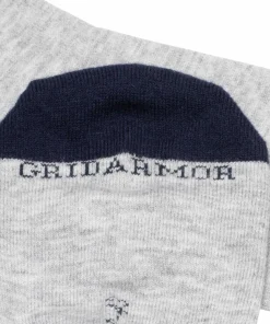 Sale Gridarmor Heritage Merino Socks Lt. Grey/Dk Navy/White