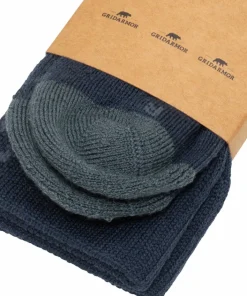 Online Gridarmor Kids' Alpin Merino Ski Sokk Jr Blue/Grey
