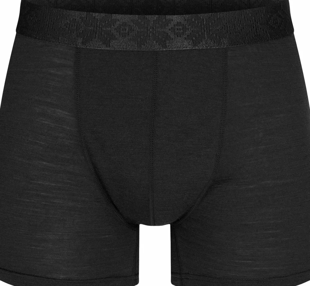 Clearance Gridarmor Men's Finse Merino Boxers Black beauty