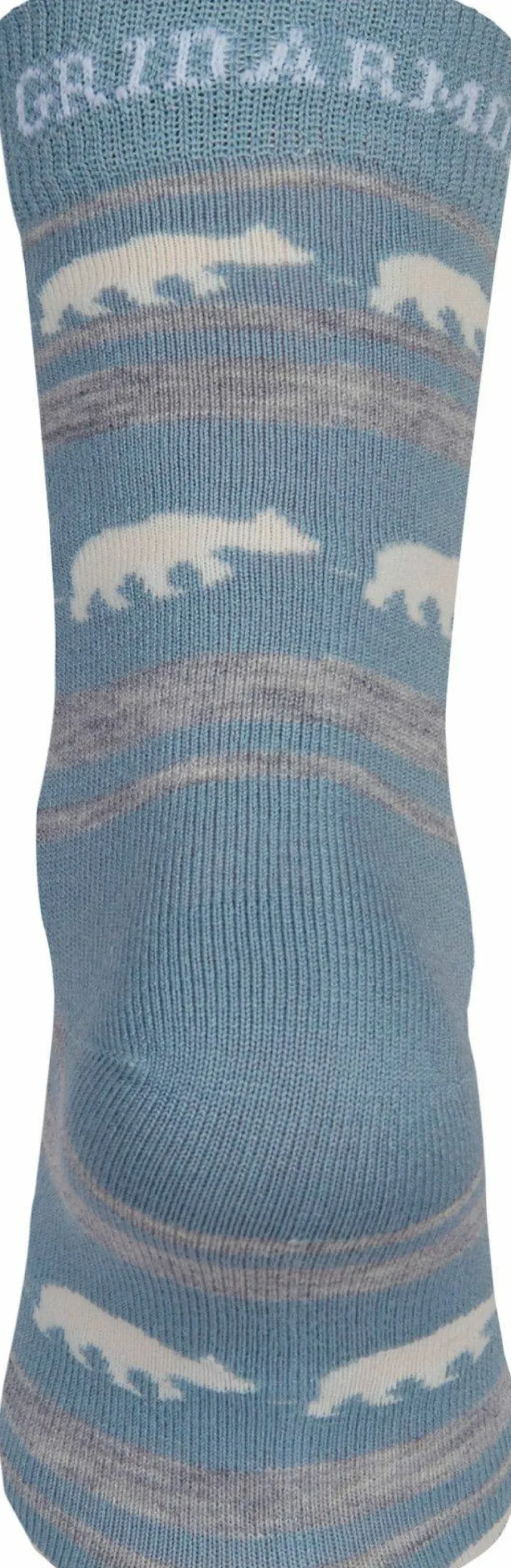 Online Gridarmor Striped Bear Merino Socks Blue Shadow