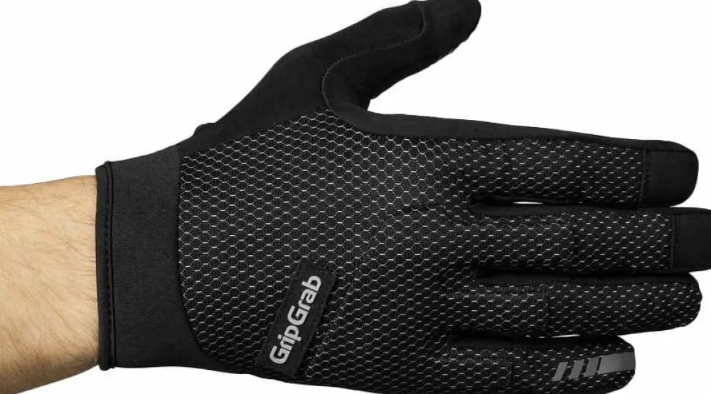 Online Gripgrab Descent Insidegrip™ Full Finger Summer Gloves Black