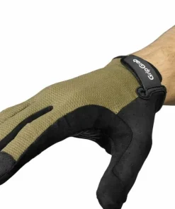Clearance Gripgrab Explr Padded Full Finger Summer Gloves Olive Green
