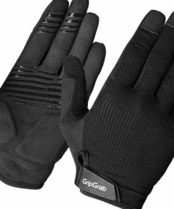 New Gripgrab Explr Padded Full Finger Summer Gloves Black