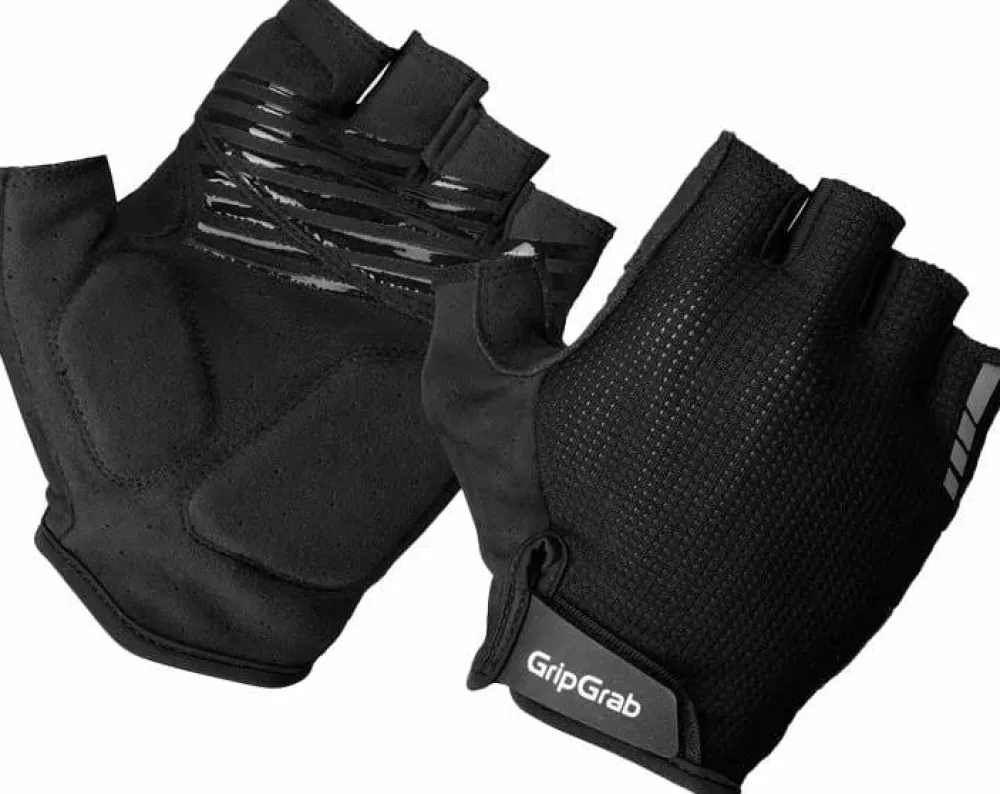 Hot Gripgrab Explr Padded Short Finger Summer Gloves Black