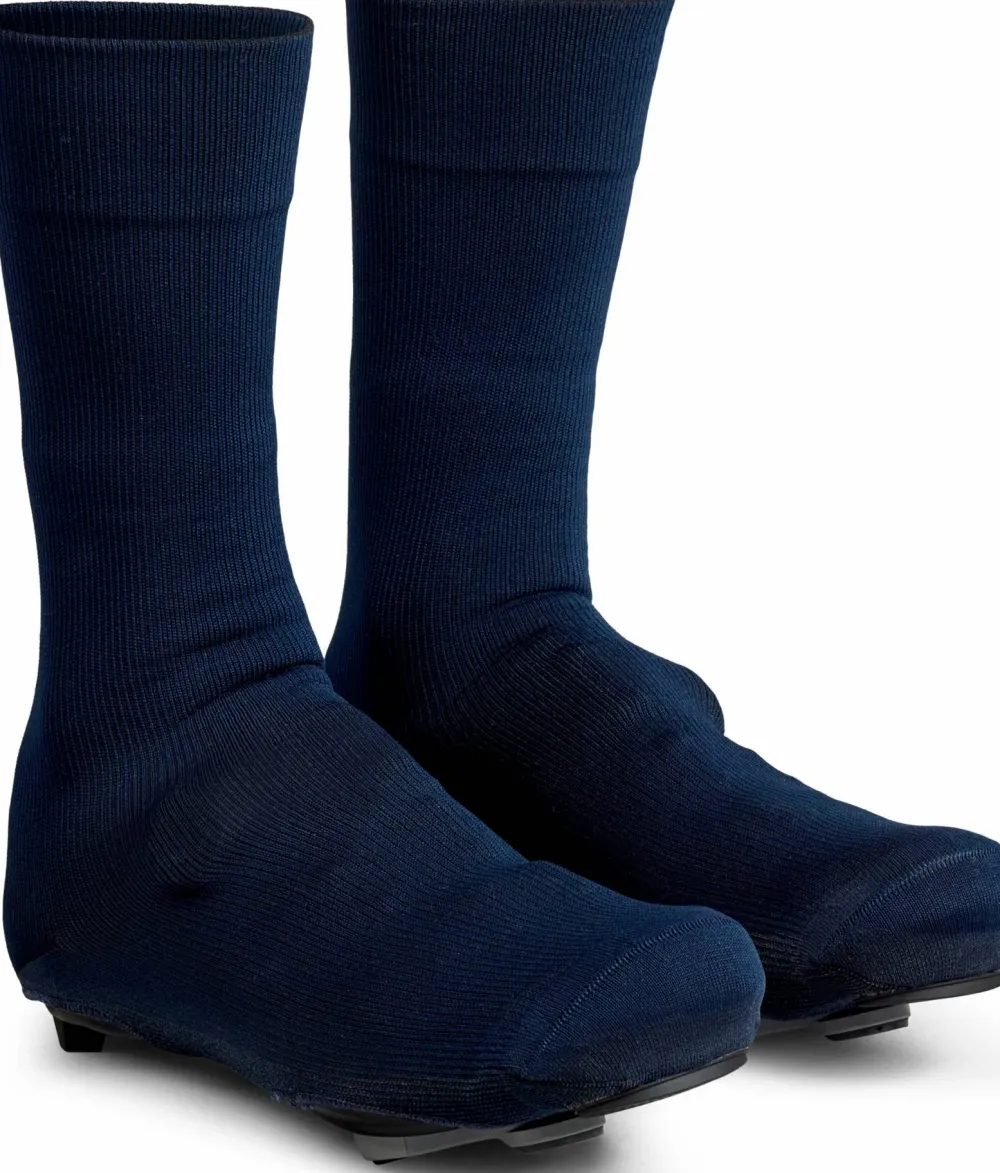Outlet Gripgrab Flandrien Waterproof Knitted Road Shoe Covers Navy Blue