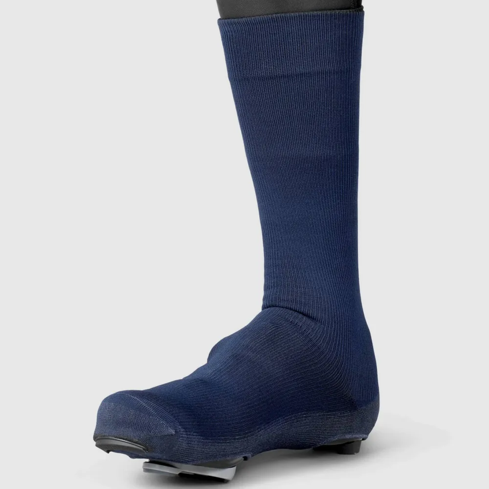 Outlet Gripgrab Flandrien Waterproof Knitted Road Shoe Covers Navy Blue