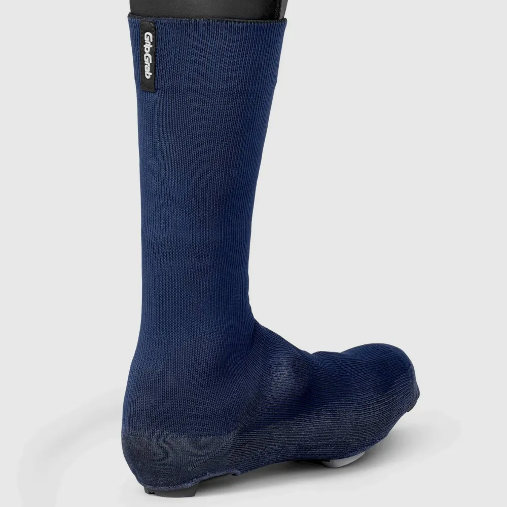 Outlet Gripgrab Flandrien Waterproof Knitted Road Shoe Covers Navy Blue