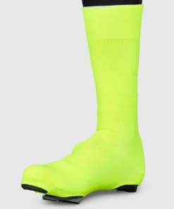 Best Gripgrab Flandrien Waterproof Knitted Road Shoe Covers Yellow Hi-Vis