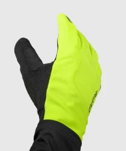 Outlet Gripgrab Hurricane 2 Windproof Spring-Autumn Gloves Yellow Hi-Vis