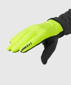 Outlet Gripgrab Insulator 2 Hi-Vis Spring-Autumn Gloves Yellow Hi-Vis