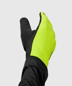 Outlet Gripgrab Insulator 2 Hi-Vis Spring-Autumn Gloves Yellow Hi-Vis