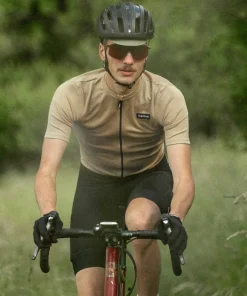 Gripgrab Men's EXPLR Merinotech Short Sleeve Jersey Beige