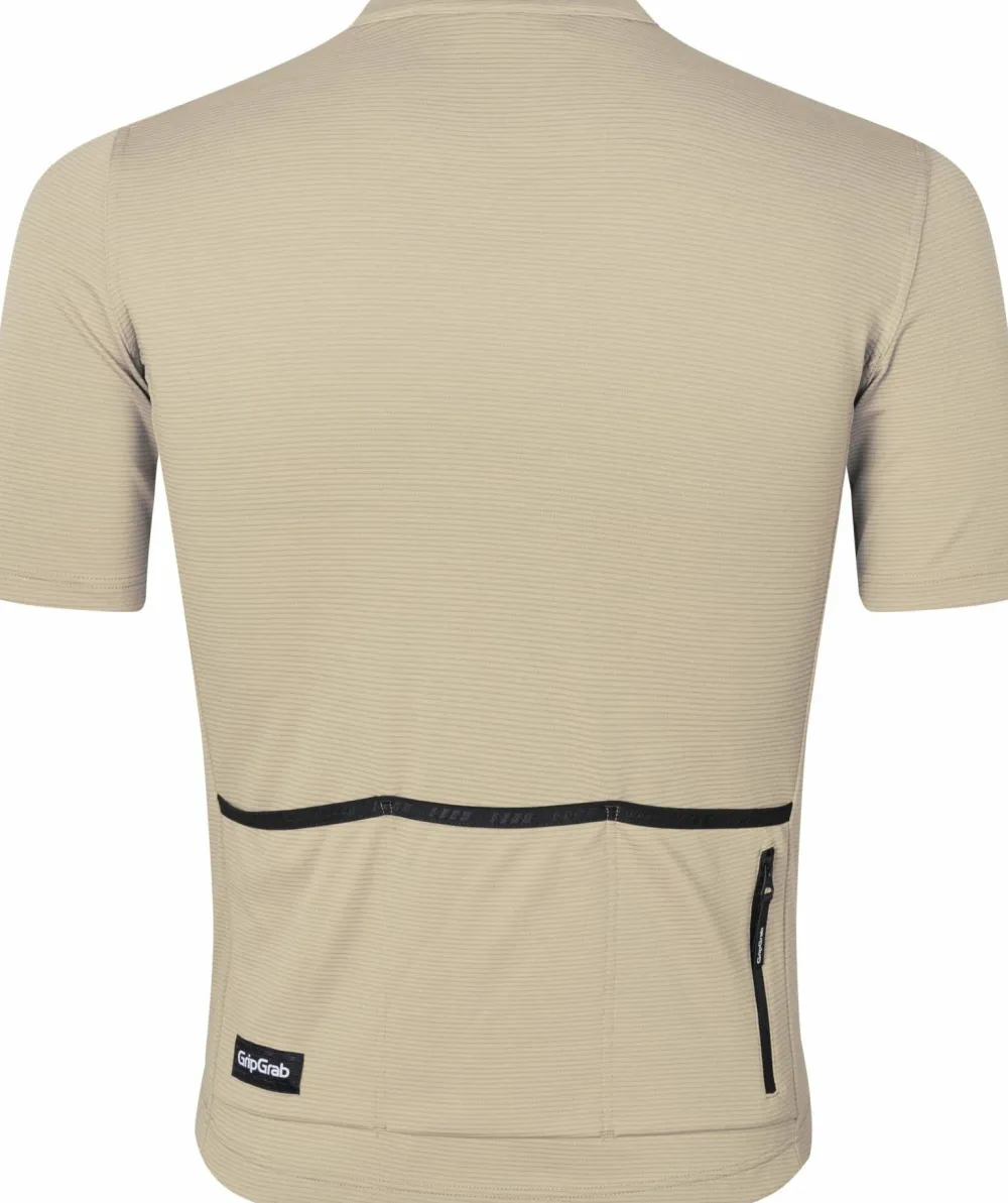 Gripgrab Men's EXPLR Merinotech Short Sleeve Jersey Beige