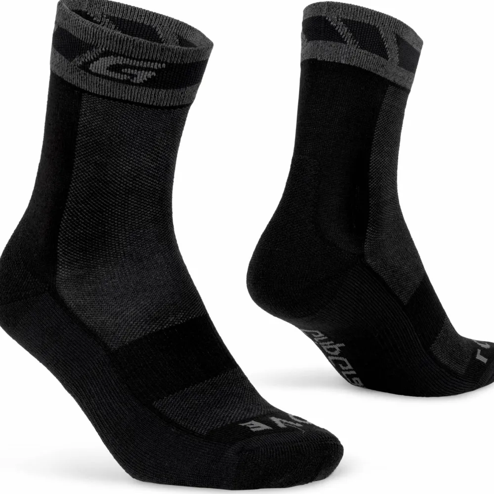 Online Gripgrab Merino Winter Sock Black