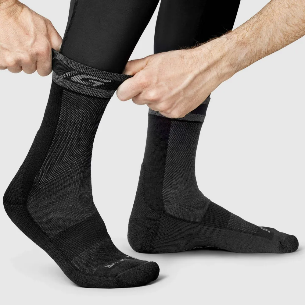 Online Gripgrab Merino Winter Sock Black