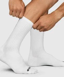 Discount Gripgrab PACR High Cut Socks White