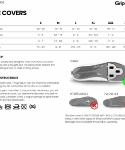 Clearance Gripgrab PACR Windproof Toe Covers White